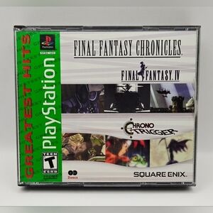 Final Fantasy Chronicles PS1 GH - Complete, 2 Discs, FF IV & Chrono